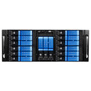 iStarUSA D410-DE15BL 10-Bay Stylish Storage Server Rackmount & 15 x 3.5" Trayless Hotswap Chassis Kit (Blue HDD Handles)