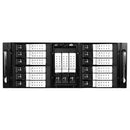 iStarUSA D410-DE15SL 10-Bay Stylish Storage Server Rackmount & 15 x 3.5" Trayless Hotswap Chassis Kit (Silver HDD Handles)