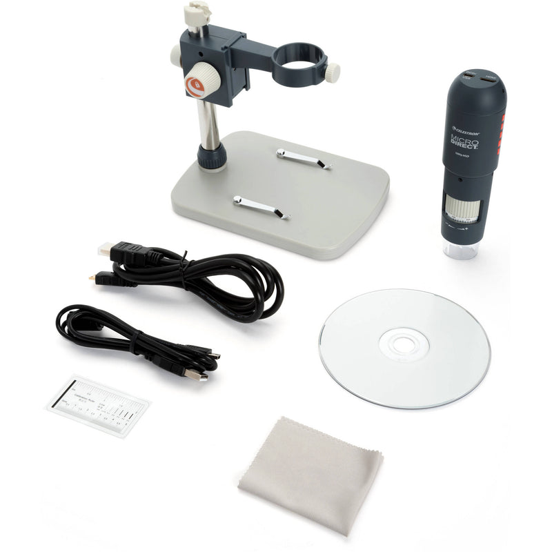 Celestron MicroDirect 1080P HDMI Handheld Digital Microscope (Gray)