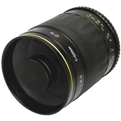 Opteka 500mm f/8 HD Telephoto Mirror Lens for T Mount