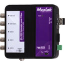 MuxLab 6G-SDI Extender over Fiber Optic with Return Channel (Up to 49.7 mi)