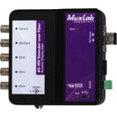 MuxLab 6G-SDI Extender over Fiber Optic with Return Channel (Up to 49.7 mi)