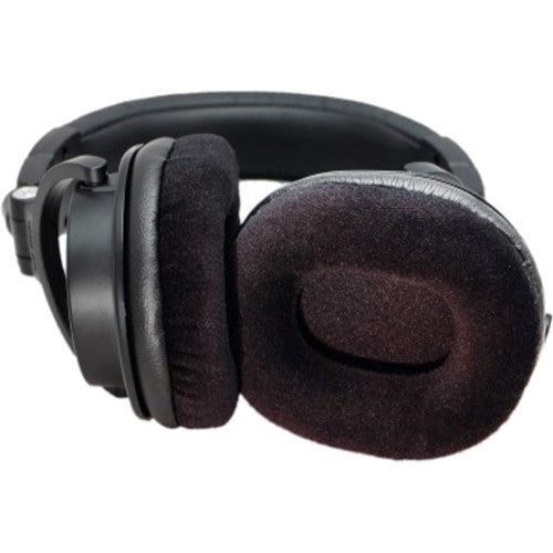Dekoni Audio Velour Memory Foam Replacement Earpads for Audio-Technica ATH-M50x (Pair, Black)