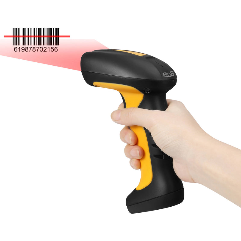 Adesso NuScan 4100B Bluetooth Antimicrobial Waterproof Handheld CCD Barcode Scanner