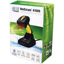 Adesso NuScan 4100B Bluetooth Antimicrobial Waterproof Handheld CCD Barcode Scanner