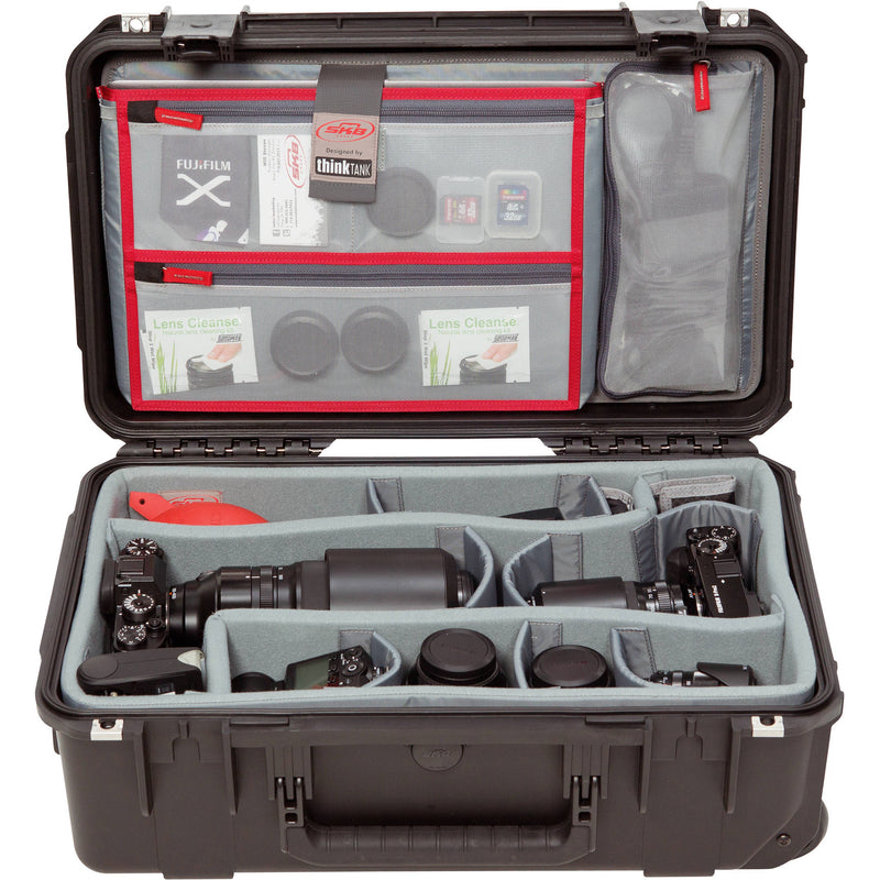 SKB iSeries 2011-7 Case w/Think Tank Designed Photo Dividers &&nbsp;Lid Organizer (Black)