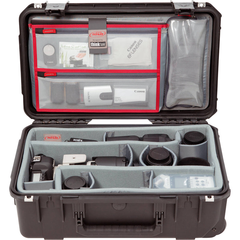 SKB iSeries 2011-7 Case w/Think Tank Designed Photo Dividers &&nbsp;Lid Organizer (Black)