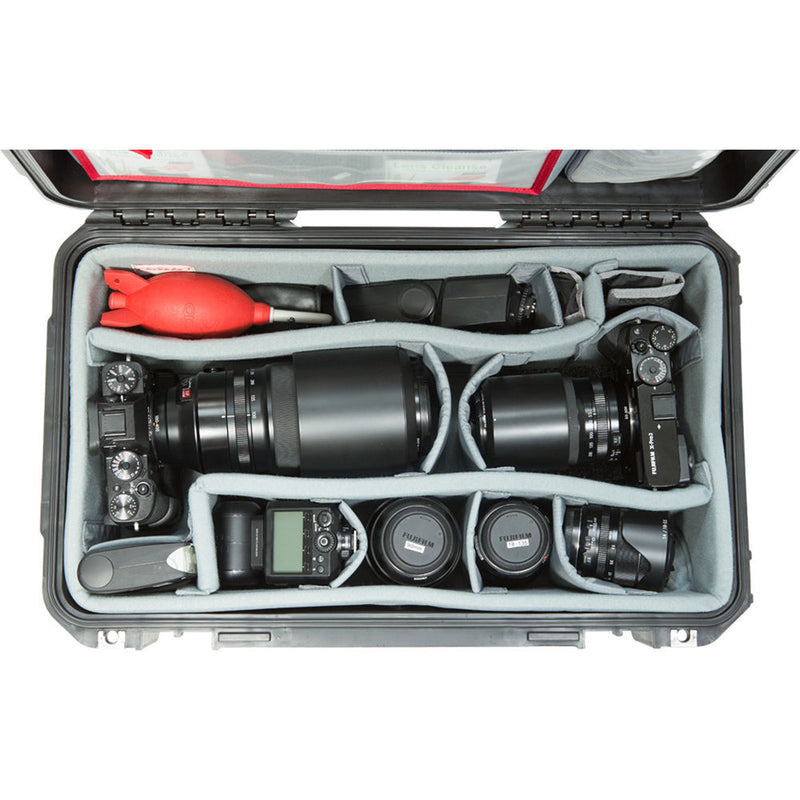 SKB iSeries 2011-8 Case w/Think Tank Designed Photo Dividers &&nbsp;Lid Organizer (Black)