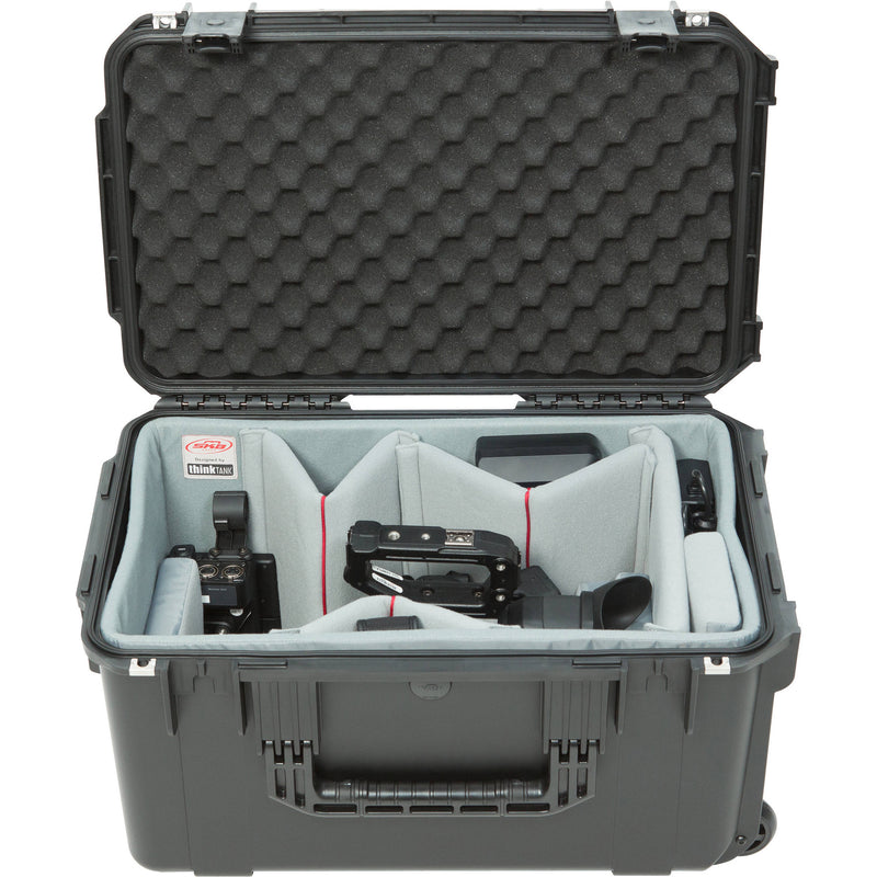 SKB iSeries 2213-12 Case w/Think Tank Designed Video Dividers &&nbsp;Lid Foam (Black)