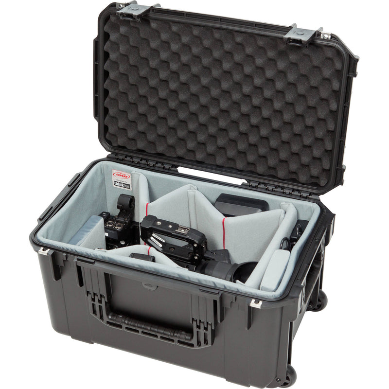 SKB iSeries 2213-12 Case w/Think Tank Designed Video Dividers &&nbsp;Lid Foam (Black)