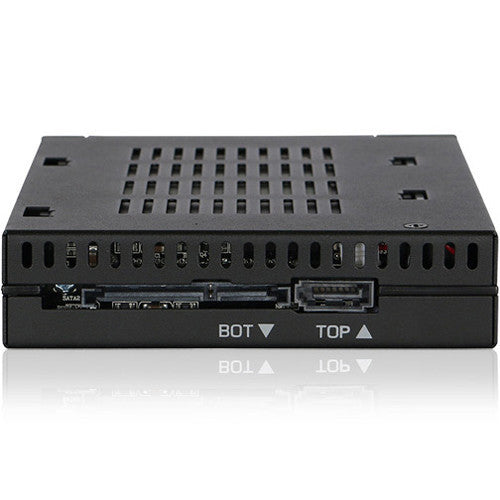 Icy Dock flexiDock Dual-Bay 2.5" SAS/SATA HDD/SSD Docking for External 3.5" Drive Bay