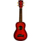 MAKALA Soprano Dolphin Ukulele (Red Burst)