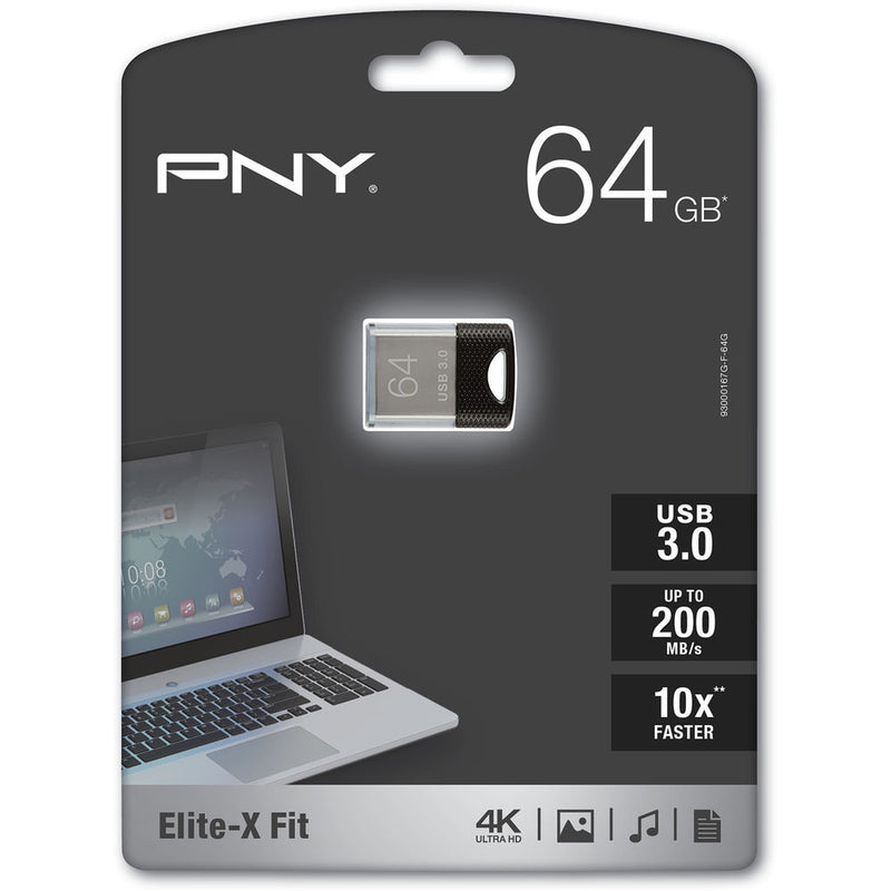 PNY Technologies Elite-X Fit USB 3.0 Flash Drive (64GB)