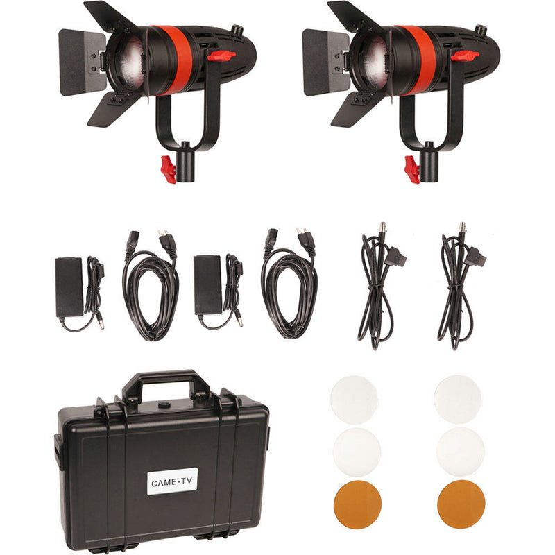 CAME-TV Boltzen 55W Focusable LED Fresnel 2-Light Kit