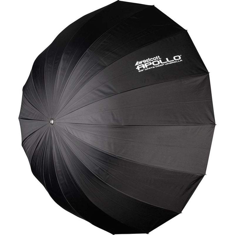 Westcott 53" Apollo Deep Umbrella with White Interior