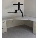 Ergotron WorkFit-A Workstation for Suspended Keyboard and Single HD Monitor