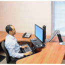 Ergotron WorkFit-A Workstation for Suspended Keyboard and Single HD Monitor