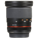 Rokinon 20mm f/1.8 ED AS UMC Lens for Canon EF