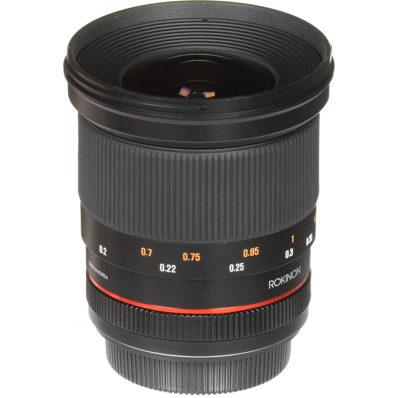 Rokinon 20mm f/1.8 ED AS UMC Lens for Canon EF
