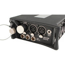 Cable Techniques Low-Profile, 3-Pin XLR Female to 3-Pin XLR Male Adjustable-Angle Cable (White Caps, 10")