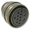 AMPHENOL MS3106A20-29S Circular Connector, MIL-DTL-5015 Series, Straight Plug, 17 Contacts, Solder Socket, Threaded, 20-29