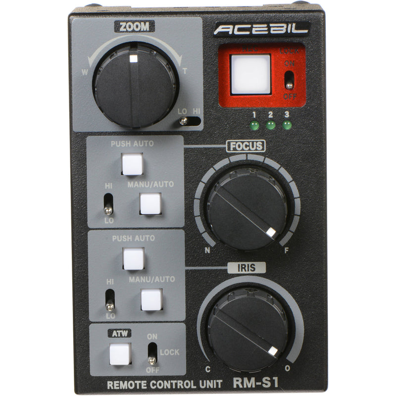 Acebil RM-S1 Focus/Iris/Zoom Controller for Sony and Canon LANC Camcorders