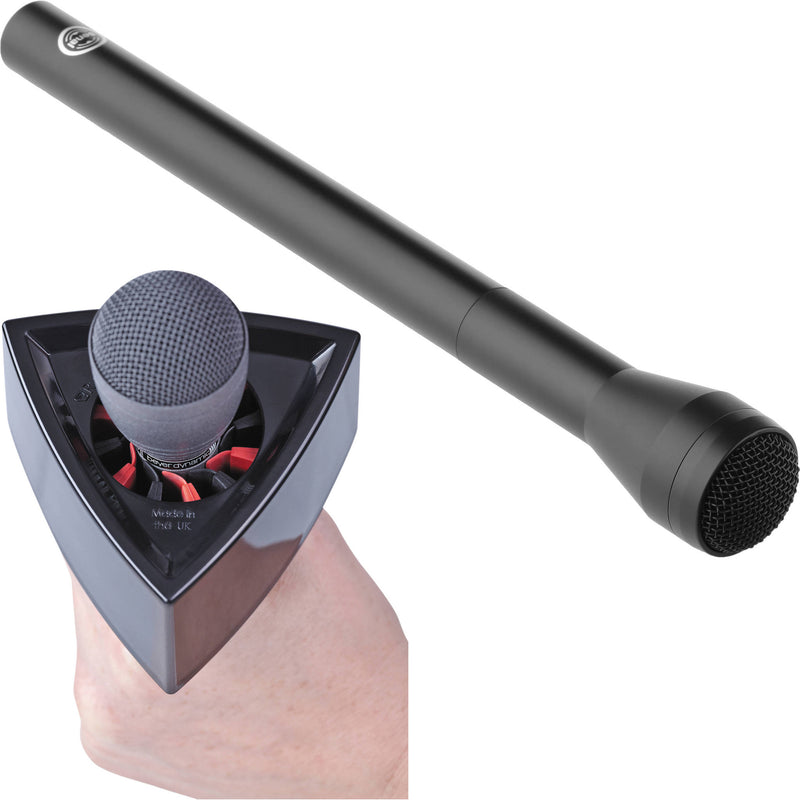 Senal ENG-18RL Long Handheld Broadcast Omnidirectional Dynamic Microphone with Mic Flag Kit