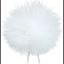 Bubblebee Industries Windbubble Miniature Imitation-Fur Windscreen (Lav Size 1, 28mm, White)