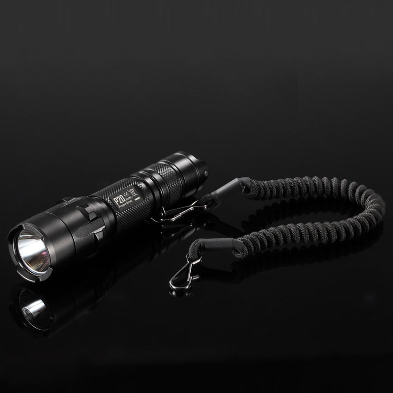 NITECORE NTL10 Coiled Tactical Flashlight Lanyard (Black)