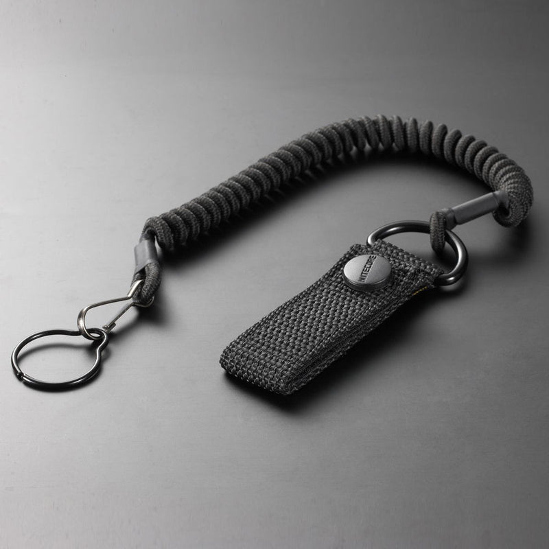 NITECORE NTL20 Coiled Tactical Flashlight Lanyard (Black)