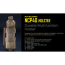 NITECORE NCP40 Tactical Flashlight Holster (Black)