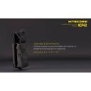 NITECORE NCP40 Tactical Flashlight Holster (Black)