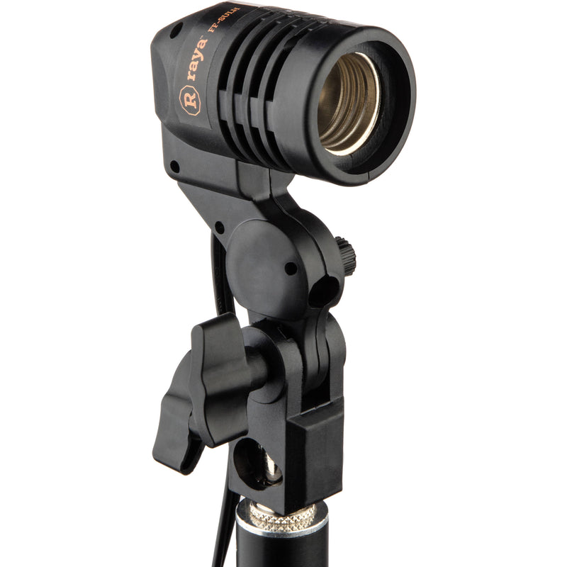 Impact B&H Portrait Light Kit with 6' Light Stand, LED/Fluorescent Lamp Holder, 60W Bulb, and Umbrella