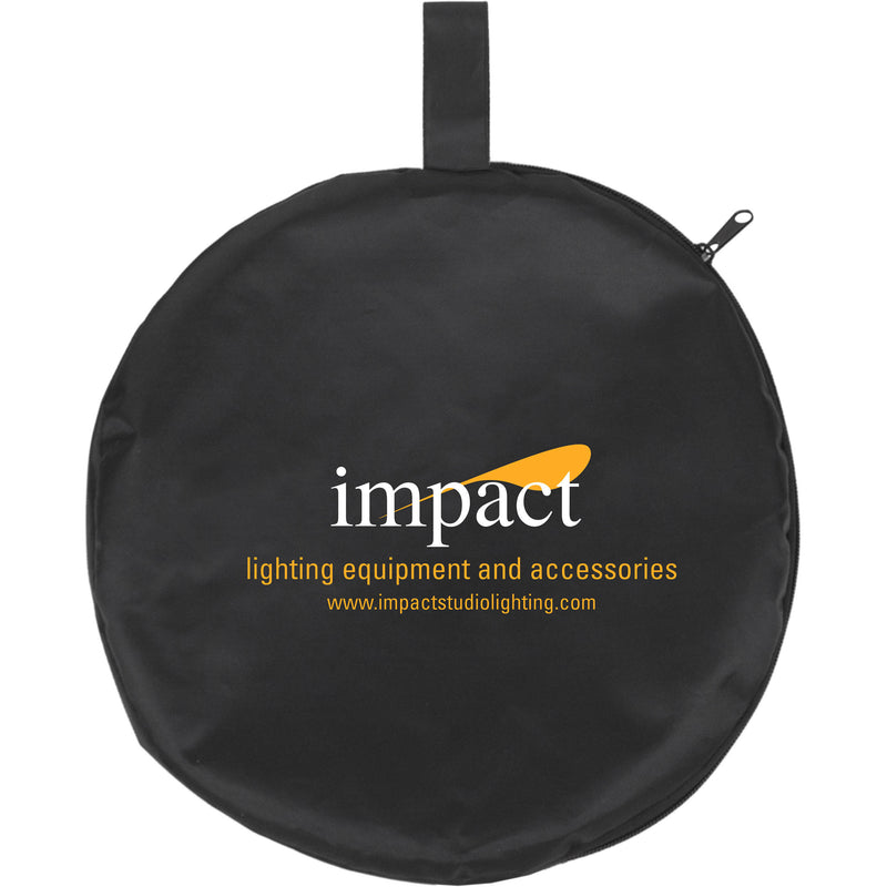 Impact Circular Collapsible Reflector with Handles (42", Gold/Silver)