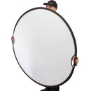 Impact Circular Collapsible Reflector with Handles (52", Soft Gold/White)