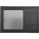FSR FL-200 U-Access Cover with Lift-Off Door (1/4" Black Beveled Flange)