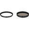 Luminesque 58mm Circular Polarizer and UV Slim PRO Filter Kit