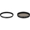 Luminesque 58mm Circular Polarizer and UV Slim PRO Filter Kit