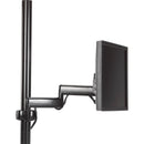 Chief Dual Arm Articulating Pole Mount (Black)