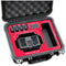 Jason Cases Hard Travel Case for Blackmagic Design Video Assist 5" Recording Monitor (Red Overlay)