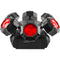 CHAUVET DJ Helicopter Q6 - Rotating Multi-Effects Light with Laser (RGBW)