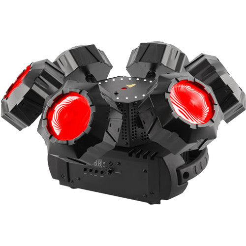 CHAUVET DJ Helicopter Q6 - Rotating Multi-Effects Light with Laser (RGBW)