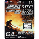 Hoodman 64GB Steel 2000x SDXC UHS-II Memory Card