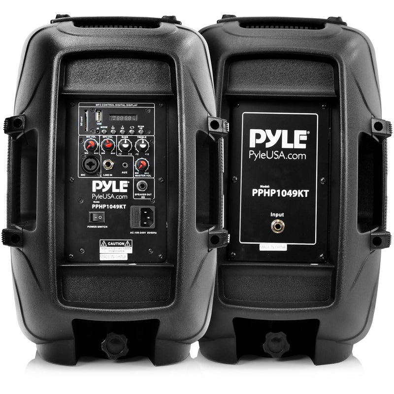 Pyle Pro 10" Active + Passive PA System Package Kit