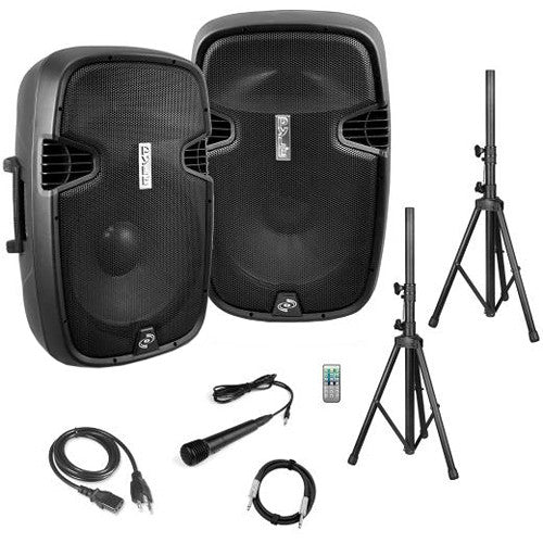 Pyle Pro 10" Active + Passive PA System Package Kit