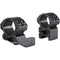 Hawke Sport Optics 2-Piece Reach Forward Match Mount with 1" Extension for Weaver Rails (1", Aluminum, High, Matte Black)