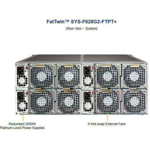 Supermicro SuperServer Barebone System 4-Rack Unit 6X SATA 2000W RPS