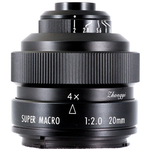 Mitakon Zhongyi 20mm f/2 4.5x Super Macro Lens for Fujifilm X