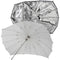 Angler ParaSail Parabolic Umbrella (White with Removable Black/Silver, 45")