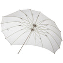 Angler ParaSail Parabolic Umbrella (White with Removable Black/Silver, 45")